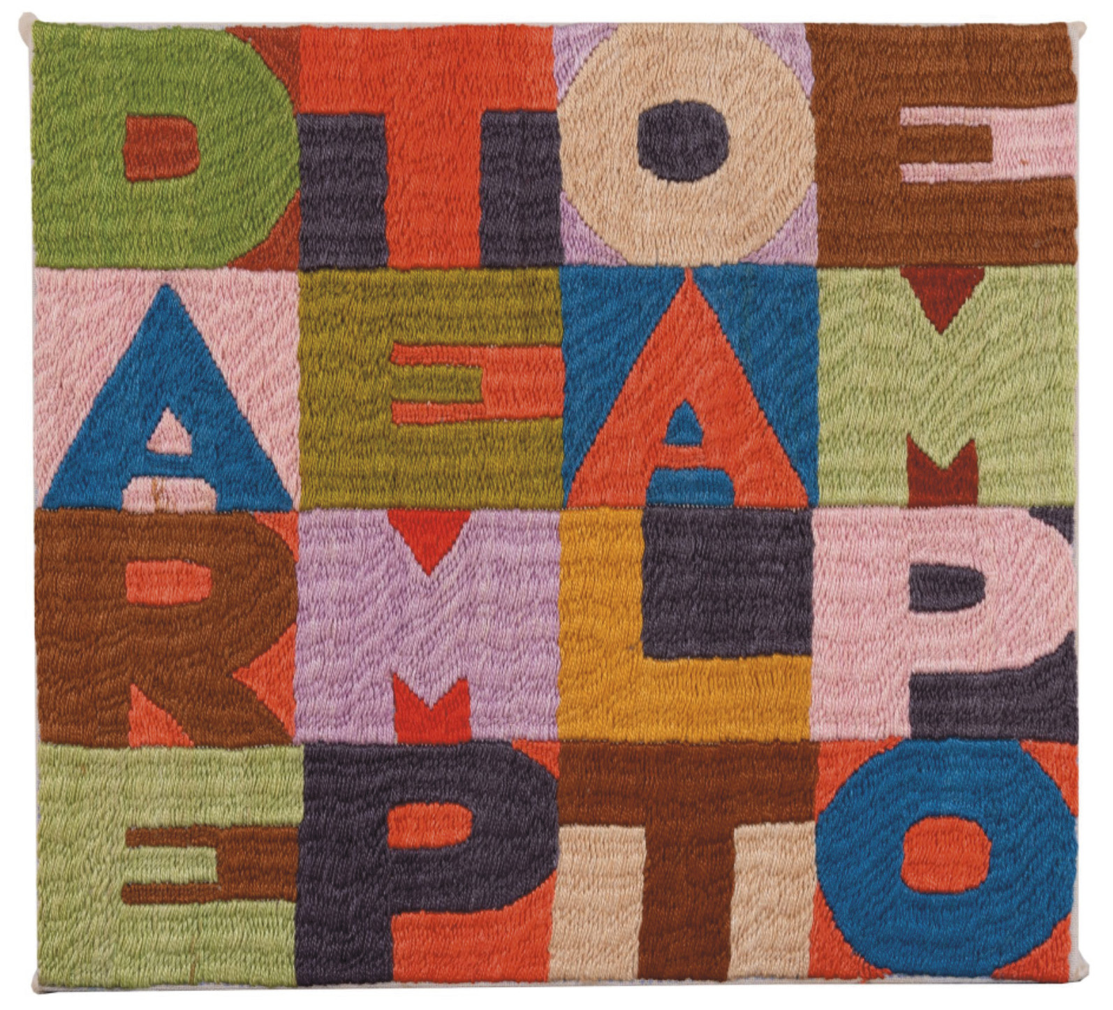 tableau broderie Alighiero Boetti