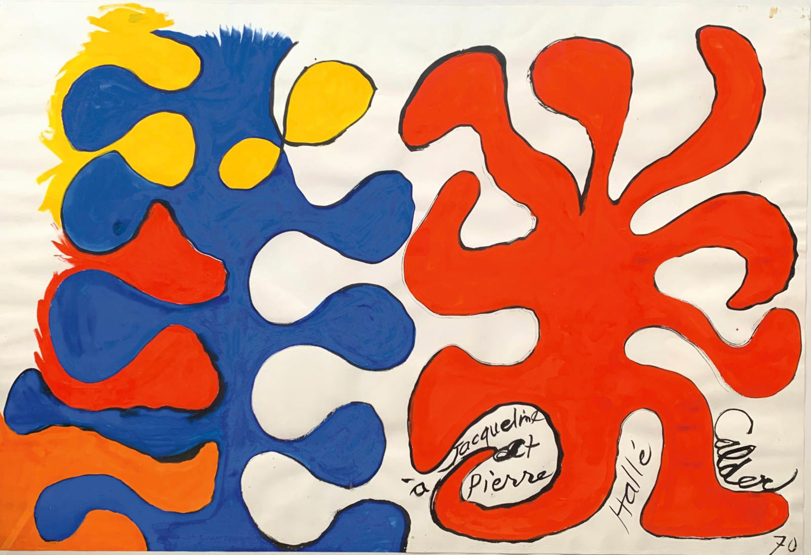 gouache Alexander Calder